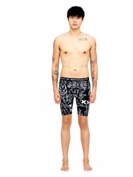 Cult Briefs 2 Pack "Epic Shit" Print & Black Solid