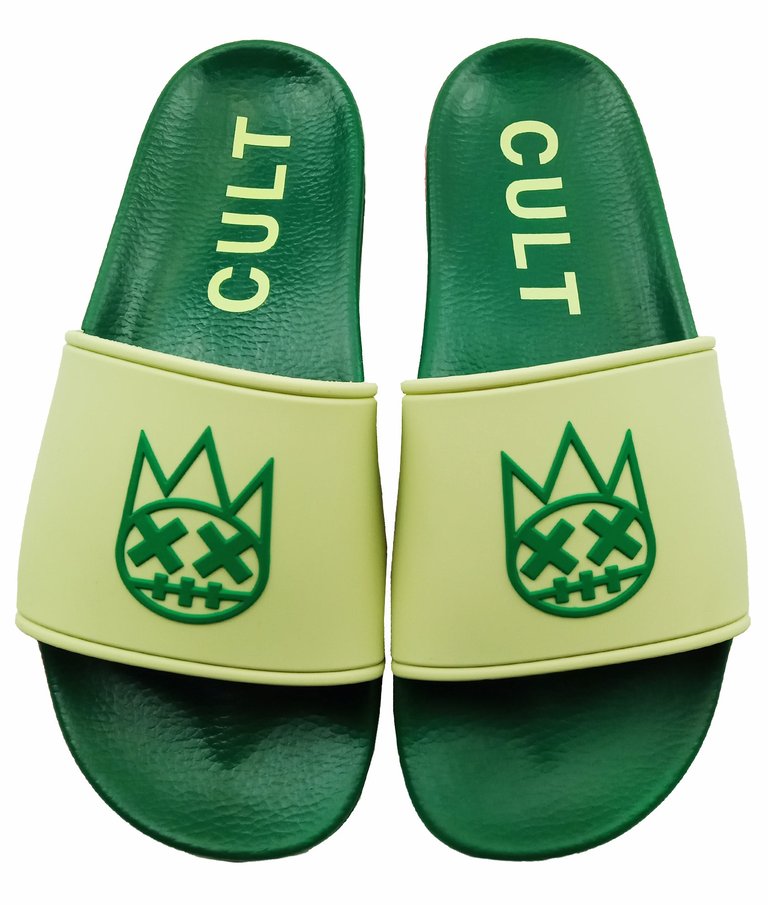 Cult Slide In Kelly Green - Kelly Green