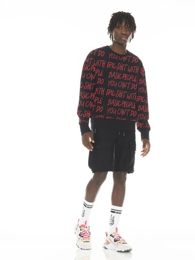 Cult of Individuality French Terry Crewneck Sweatshirt "Cant Do Epic Shit" product