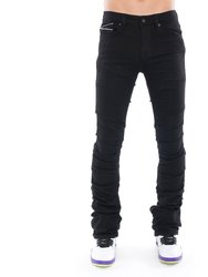 Hipster Nomad Bootcut Jeans In Black - Black