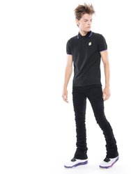 Hipster Nomad Bootcut Jeans In Black