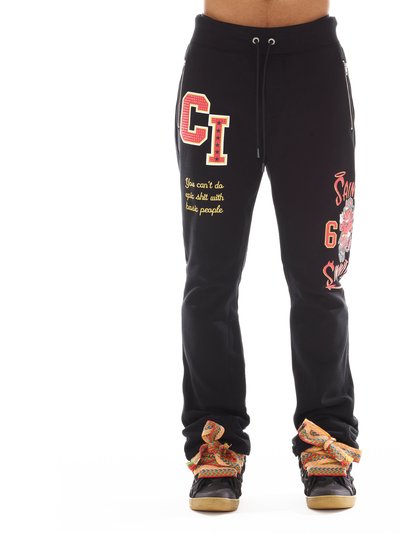 Cult of Individuality Hipster Sweatpants "varsity" In Black product