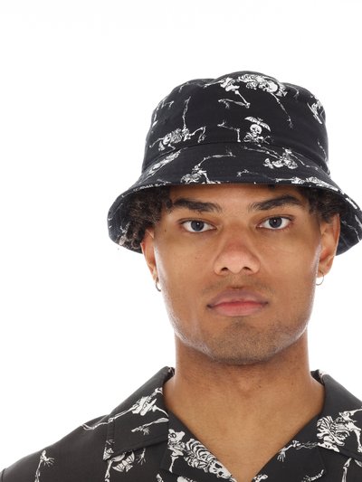 Cult of Individuality Lucky Bastard Bucket Hat In Dancing Skeleton product