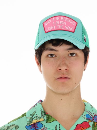 Cult of Individuality "May The Bridges I Burn" Trucker Hat In Vintage Mint product