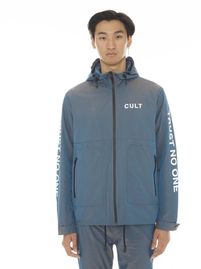 Cult of Individuality Nylon Jacket In Seafoam product