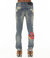 Punk Super Skinny Jeans In Basq