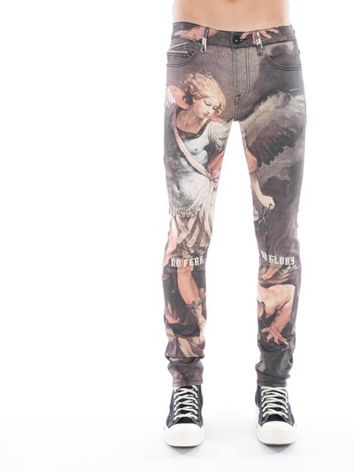 Cult of Individuality Punk Super Skinny Jeans In Multi product