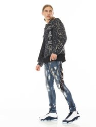 Punk Super Skinny Jeans - Leopard