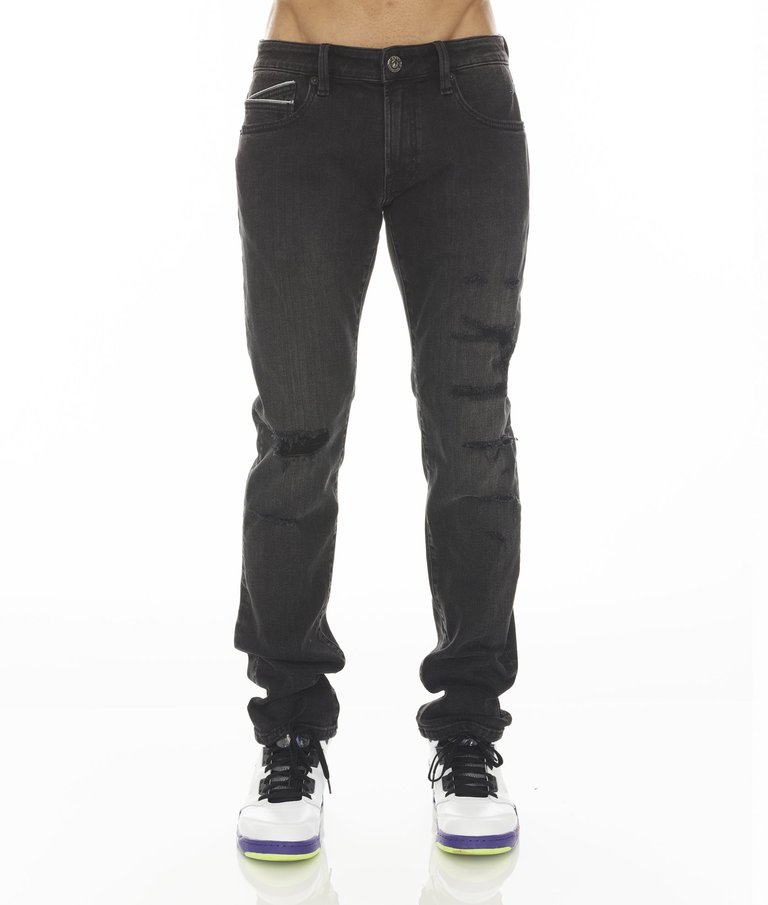 Rocker Slim Jeans In Jet - Jet