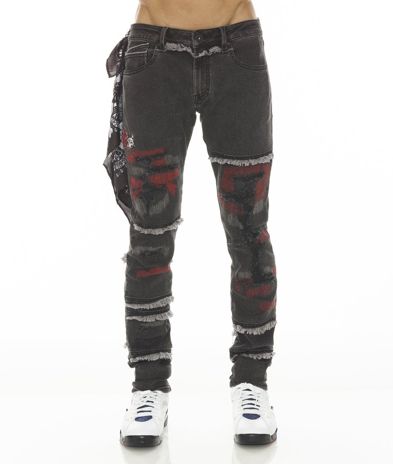 Rocker Slim Motley Crue Jeans - Black