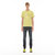 Shimuchan Brushed Logo Short Sleeve Crew Neck Tee 26/1'S In Canary - Yellow