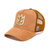 Shimuchan Logo Mesh Back Trucker Hat In Vintage Rust - Orange