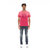 Shimuchan Logo Short Sleeve Crew Neck Tee In Vintage Red - Red