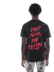 Short Sleeve Crew Neck Tee "Don’t Fear The Reaper"