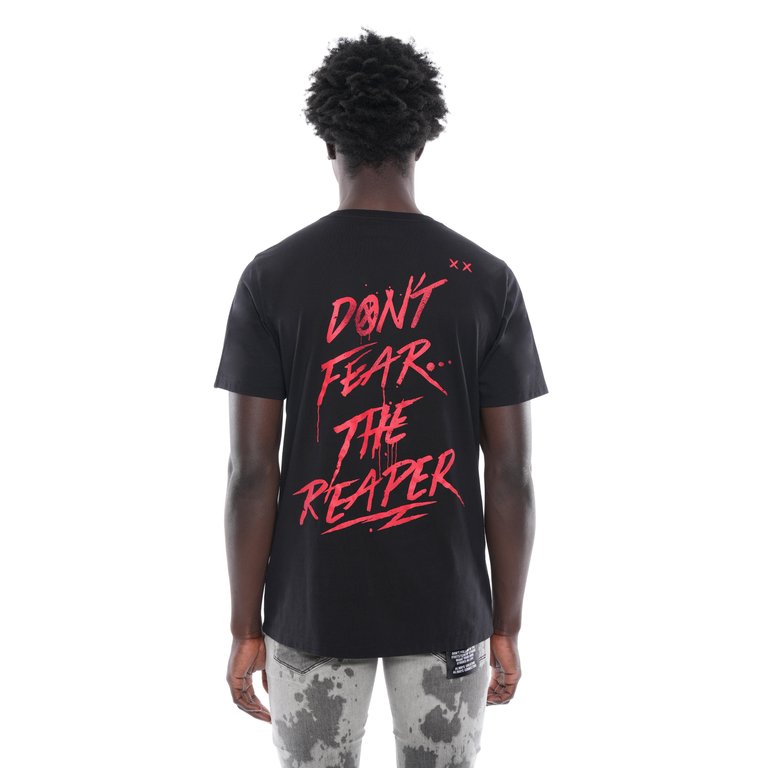 Short Sleeve Crew Neck Tee "Don’t Fear The Reaper"
