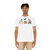 Short Sleeve Crew Neck Tee "See, Speak, Hear No Evil" - White