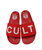 Slide Sandals - Red