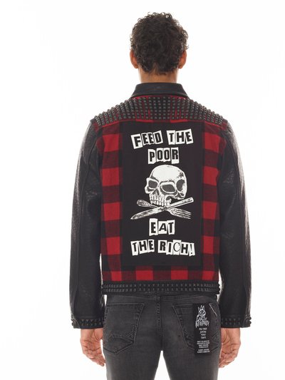Cult of Individuality Type II Denim Jacket In Plaid product