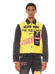 Type II Jacket With Zip Off Sleeves "Sex Pistols" In Bollocks - Multi