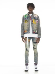 Type IV Denim Jacket with Double Cuff and Waistband