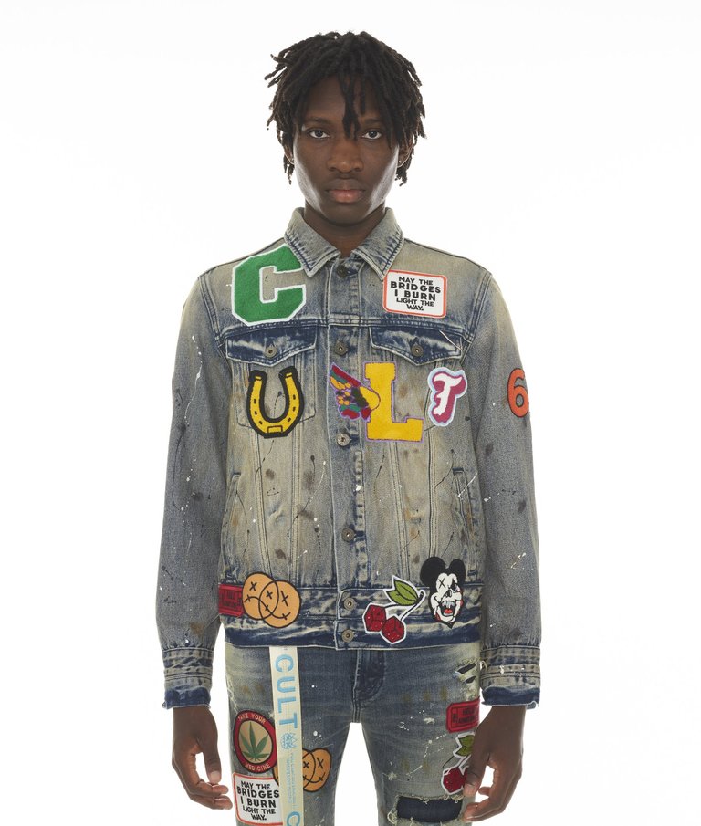 Type IV Denim Jacket with Double Cuff and Waistband - Primo