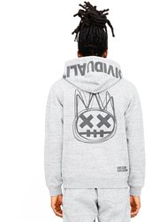 Zip Hoody - Heather Grey