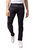 Azure Mens Basic Casual Stretch Washed Denim Jeans Flex Tapered Leg - Slim Fit - Jet Black