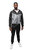 Azure Men's Sweatsuit - Black/Heather Grey/White