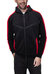Full Zip Hooded Track Jacket - CMFH-31014 - Black/Red