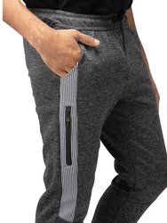 Men's Active Fashion Fleece Jogger Sweatpants With Pockets For Gym Workout And Running