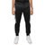 Men's Active Fashion Fleece Jogger Sweatpants With Pockets For Gym Workout And Running - Black/White
