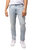 Mens Basic Casual Stretch Washed Denim Jeans Flex Tapered Leg - Slim Fit