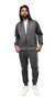 Men's Zip Up Hoodie Track Suit Sweatsuit