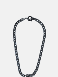 9mm Black Chain Necklace - Black