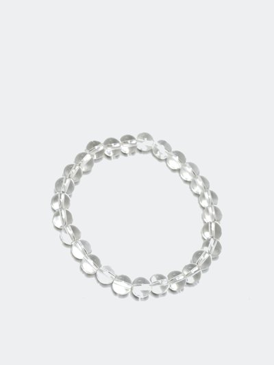 Curated Basics All Clear Glass Stretch Beaded Bracelet product