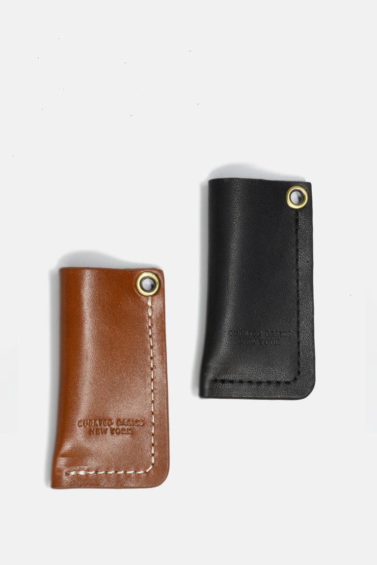 BIC Lighter Leather Case - Black