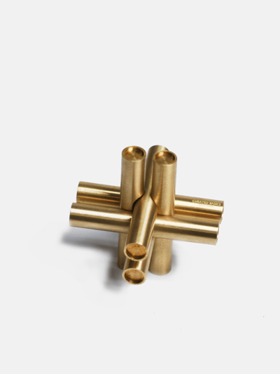 Curated Basics Brass Burr Puzzle product