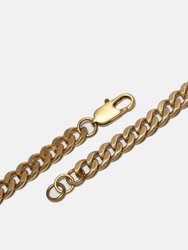 Brass Curb Chain Bracelet