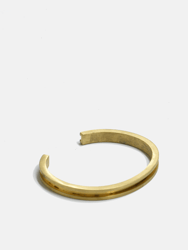 Concave Brass Cuff - Brass