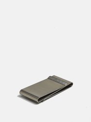 Double Sided Steel Money Clip - Olive