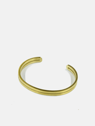 Dual Layers Brass Bracelet - Brass