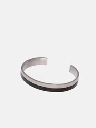 Duo Color Steel Bracelet - Silver/Black