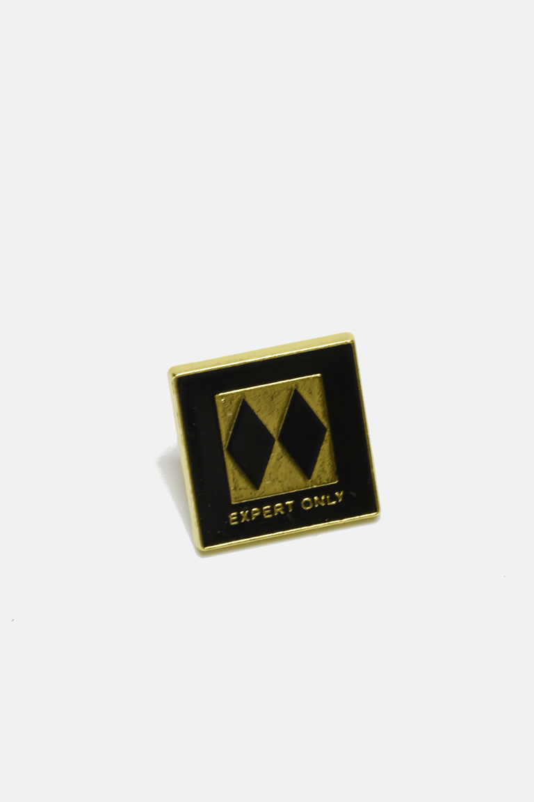 Expert Only Pin - Black