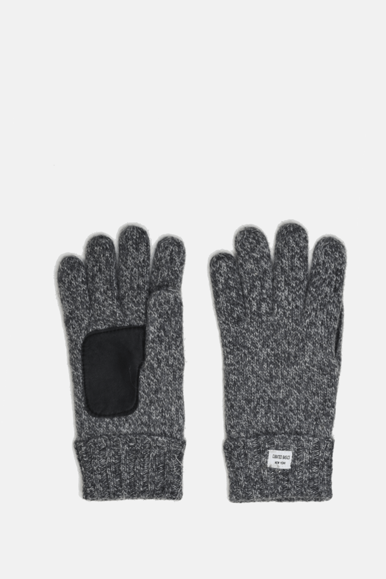 Grey Marled Wool Glove - Grey Marled