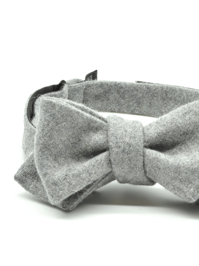 Curated Basics Grey Wool Bow Tie product
