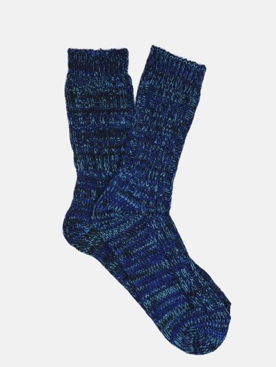 Curated Basics Italian Navy Wool Boot Socks product