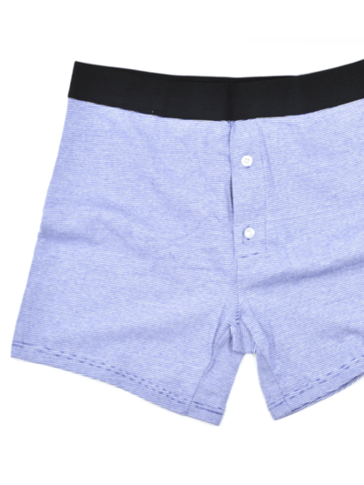 Curated Basics Light Blue Striped Boxer Brief product