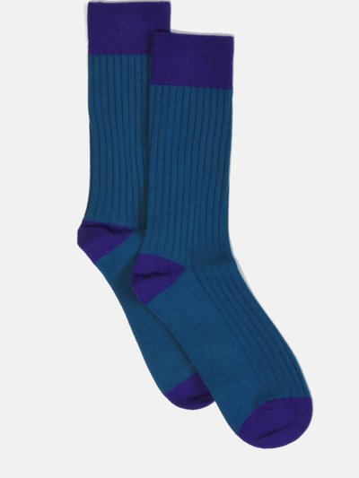 Curated Basics Navy Ribbed Socks product