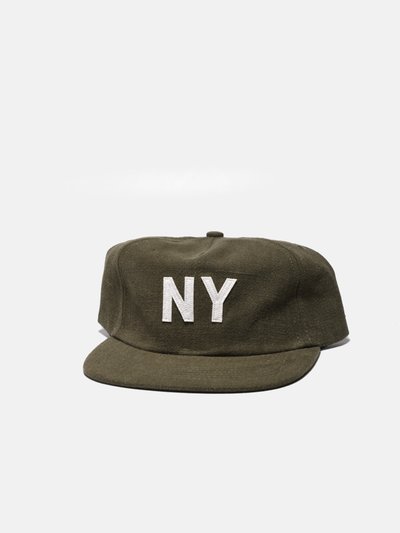 Curated Basics Olive Linen New York Hat product