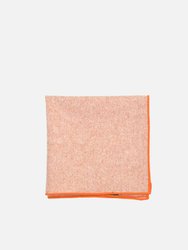Orange Wool Pocket Square - Orange